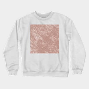 Soft rose gold velvet Crewneck Sweatshirt